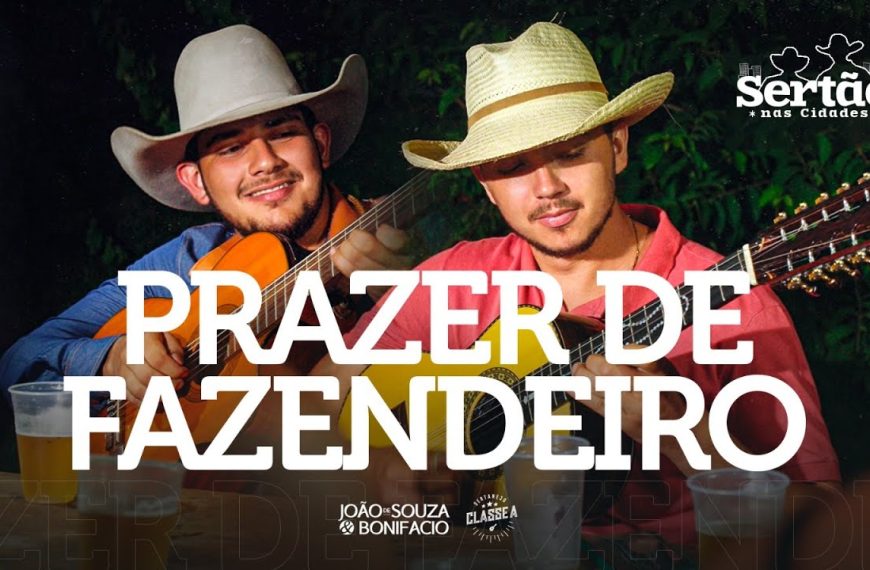 Dupla João de Souza e Bonifácio Grava Clipe de “Prezer de Fazendeiro” na Chácara 3 Marias em Maracaju, MS